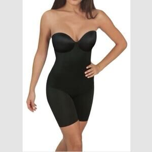 NEW Nude Miraclesuit Shapewear Extra Firm Long Leg Bodybriefer Women’s Size 40C